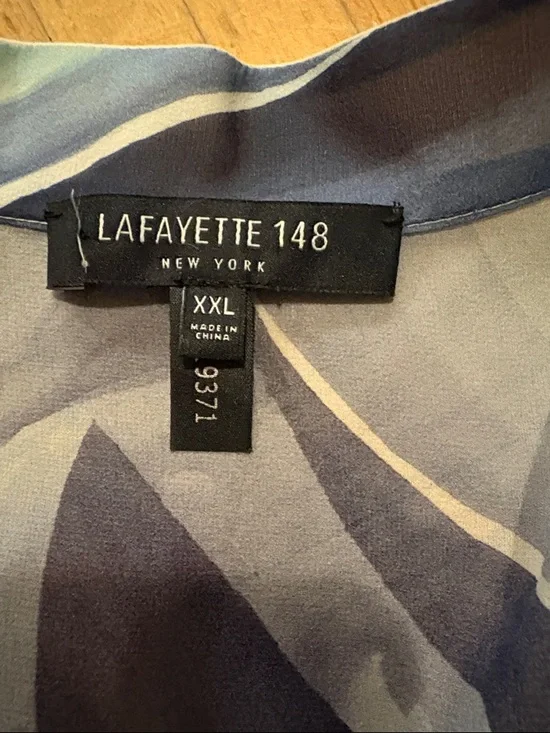 Light Blue Wave-Print Shirt Dress - Women - Picture 14 of 15